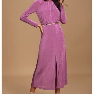 Lulus purple formal dress